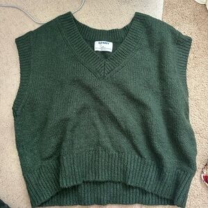 Old Navy Forest Green Knit Vest